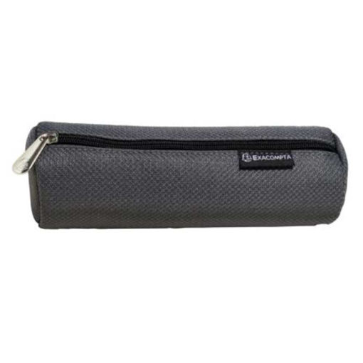 Picture of EXACOMPTA MESH ROUND PENCIL CASE GREY
